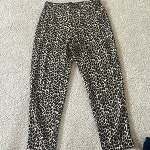 J. Crew Jamie pant size 8 cheetah